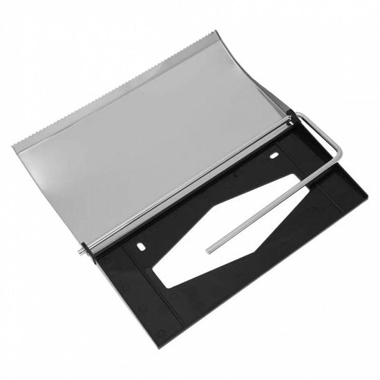 Klausberg 7088 keukenrolhouder - metaal - 25×13,5×2 cm
