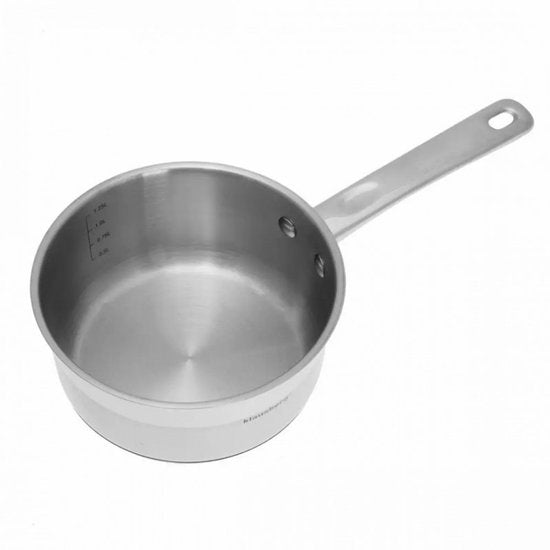 Klausberg steelpan - met deksel 16 cm 1,5 liter