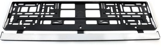 Kentekenplaathouder - 520×110 mm - chroom