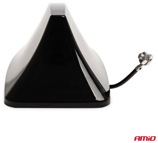 AMiO autoradio antenne - universeel haaienvin AM-FM - Zwart