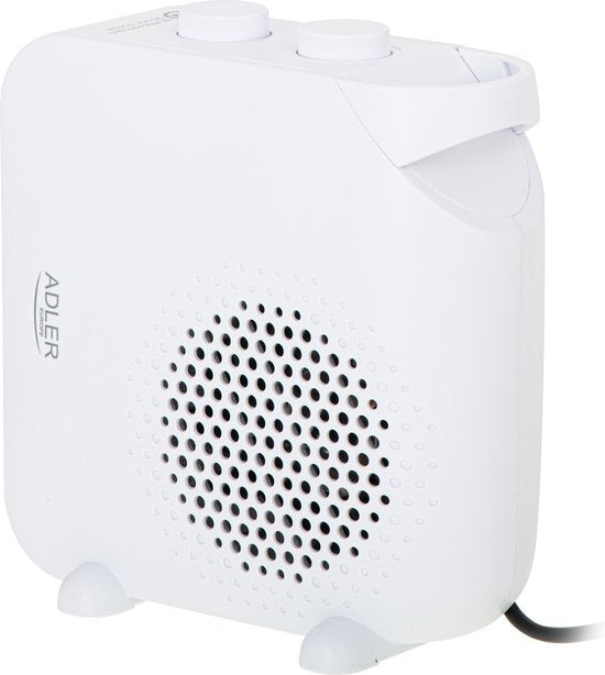 Adler ventilatorkachel - dubbele functie - 2000 watt - Wit