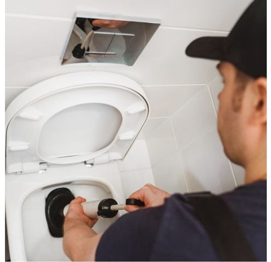 Ontstopper - wc gootsteen en afvoer - plopper met 2 zuignappen