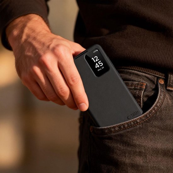 Tech-Protect Smart Wallet bookhoesje - geschikt voor Samsung Galaxy S26 Ultra - Zwart