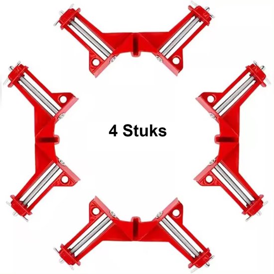 Hoekklemmen set van 4 - hoek lijmklemmen