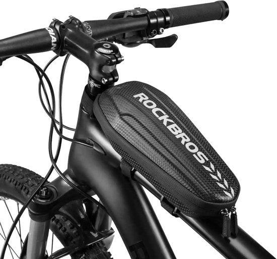 Rockbros stuurtas - elektrische step - waterdicht 3 liter - Carbon Fiber Zwart