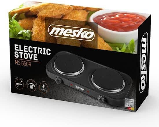 Mesko MS 6509 kookplaat - elektrisch dubbel - 2000 watt