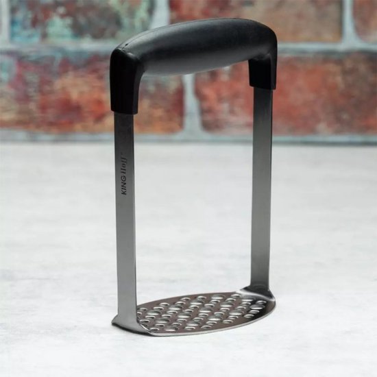 Kinghoff pureestamper - ergonomische anti-slip handgreep