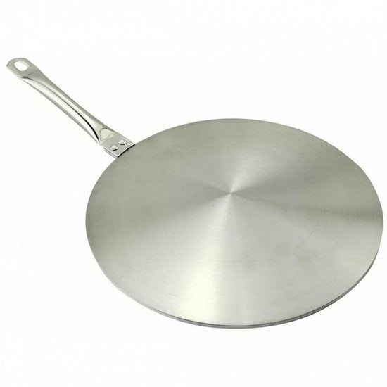Kinghoff adapterplaat - inductiekookplaten Ø23 cm - handvat - roestvrij staal