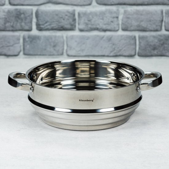 Klausberg stoompot inzet - universeel 24 cm