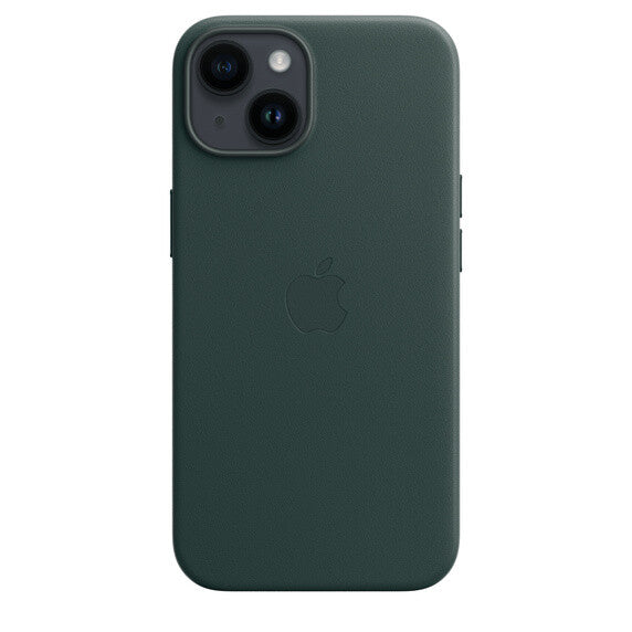 Apple iPhone 14 Leather Case with MagSafe - Sequoia Green
