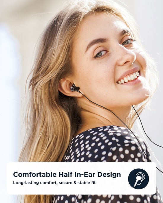 Joyroom oordopjes - USB-C met microfoon - Zwart
