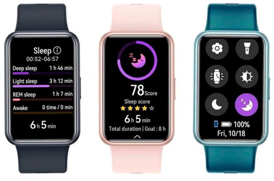Huawei Watch Fit SE - smartwatch - 1,64 inch HD AMOLED - Zwart
