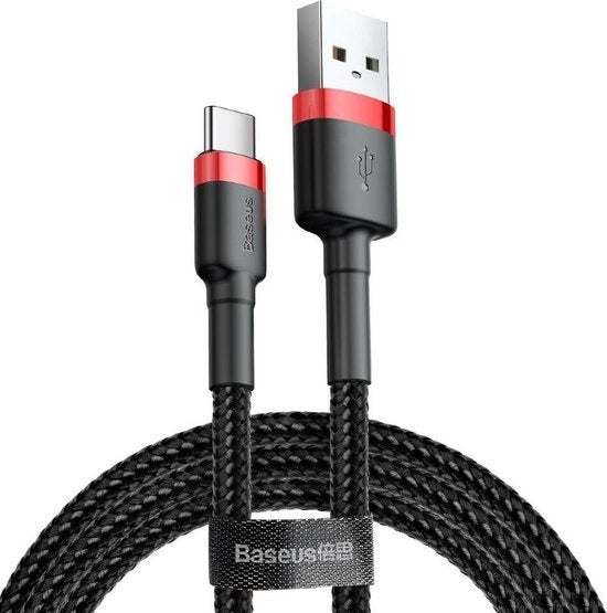 Baseus Cafule USB to USB-C Cable 2 meters - Black/Red