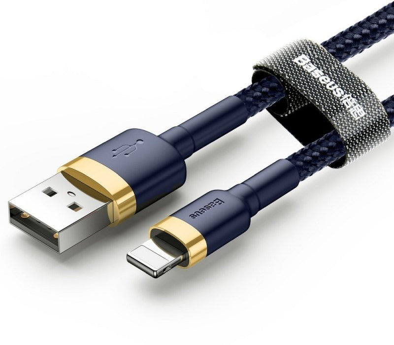 Baseus USB to Lightning Cable - 2 meters - Gold/Dark Blue