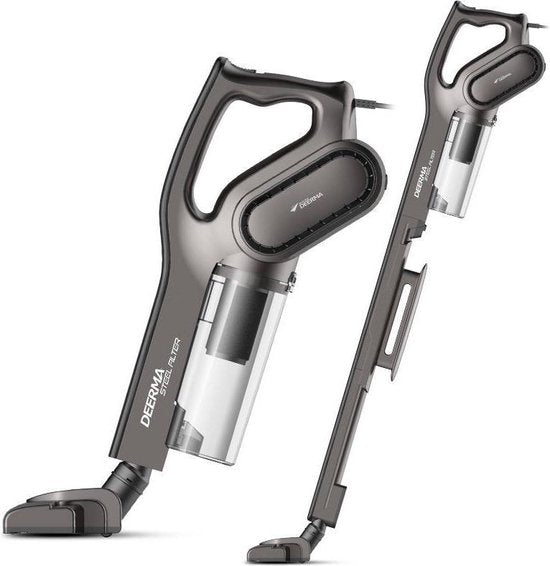 Deerma DX700s steelstofzuiger - met snoer - zonder stofzak - 0,8 liter - 600 watt - Grijs