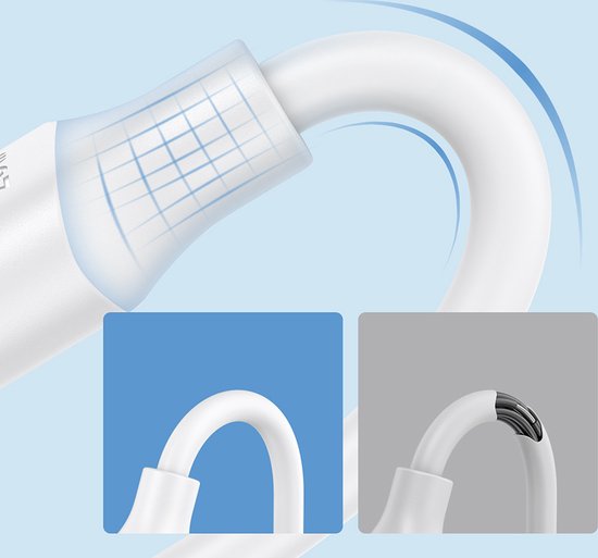 Joyroom USB-C kabel - 60W snellader 1 m - zwart