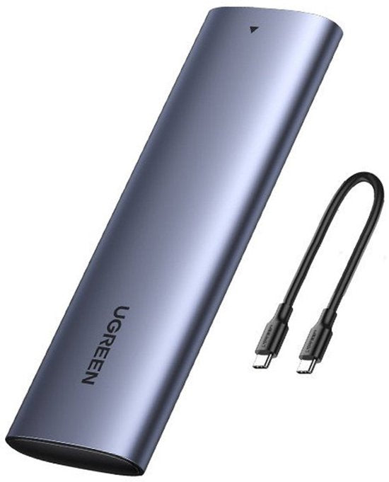 UGREEN M.2 NVMe SSD behuizing - USB-C 3.1 Gen 2 10 Gbps UASP - M en M&B key - 2230/2242/2260/2280 - tot 2 TB