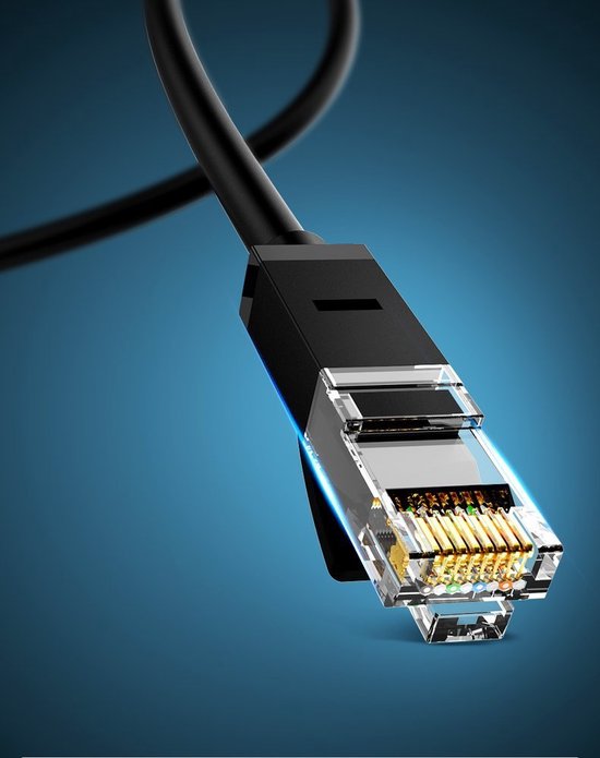 Ugreen internetkabel CAT6 RJ45 - 1000 Mbps - 5 meter - Zwart