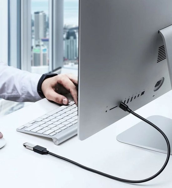 Ugreen USB verlengkabel - USB naar USB 3.0 - 1,5 meter - Zwart