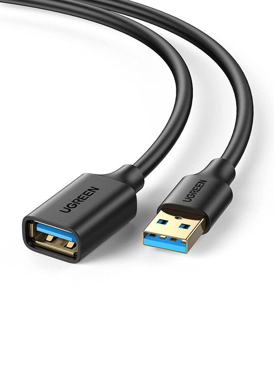 Ugreen USB verlengkabel - USB naar USB 3.0 - 3 meter - Zwart