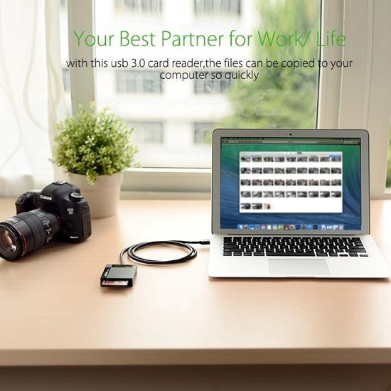 Ugreen USB 3.0 kaartlezer - all-in-one SD/TF/CF/MS - UG215