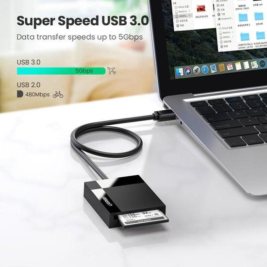 Ugreen USB 3.0 kaartlezer - all-in-one SD/TF/CF/MS - UG215