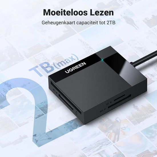 Ugreen USB 3.0 kaartlezer - all-in-one SD/TF/CF/MS - UG215