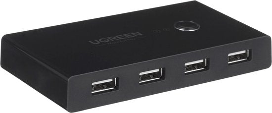 UGREEN USB 2.0 sharing switch - 4 ports - Black