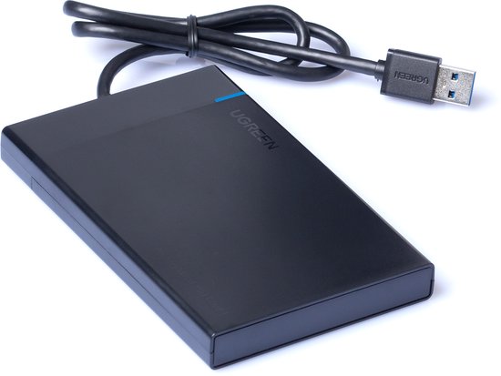 Ugreen externe harde schijf behuizing - 2,5 inch SATA HDD/SSD USB 3.0 - Zwart