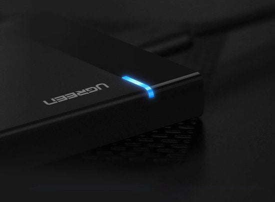 Ugreen externe harde schijf behuizing - 2,5 inch SATA HDD/SSD USB 3.0 - Zwart