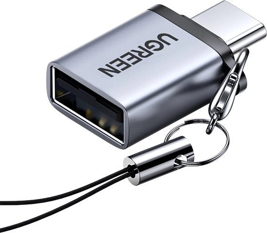 Ugreen adapter - USB-C naar USB-A 3.0 OTG - Grijs
