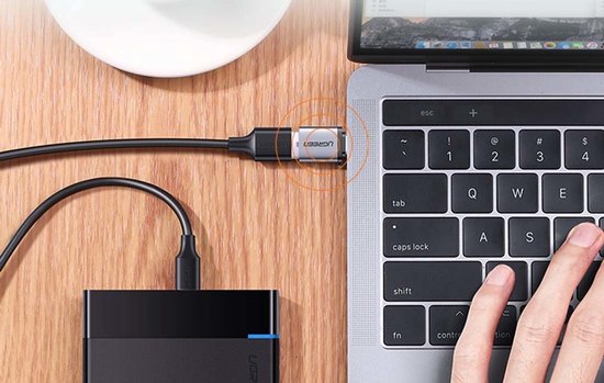 Ugreen adapter - USB-C naar USB-A 3.0 OTG - Grijs