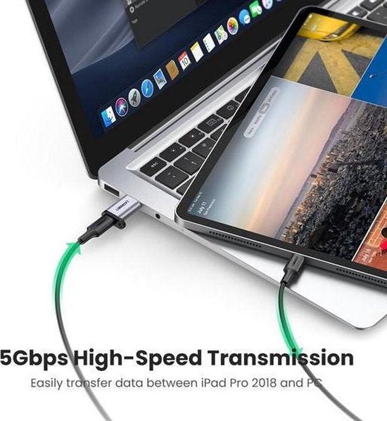 Ugreen USB-A 3.0 to USB-C adapter - Grey