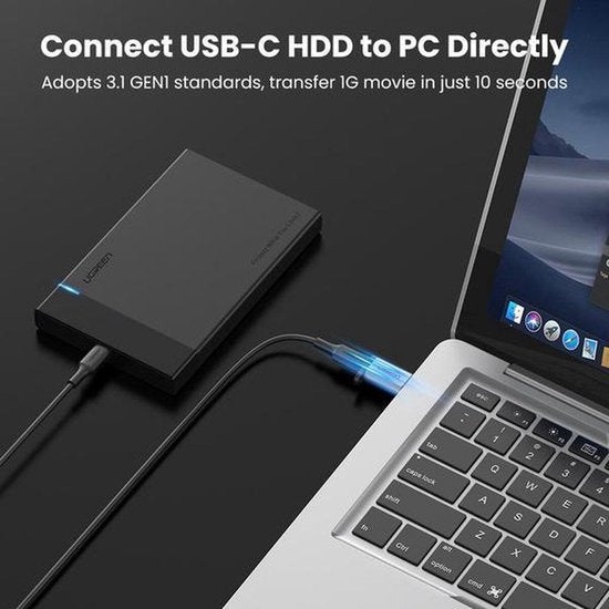 Ugreen USB-A 3.0 to USB-C adapter - Grey