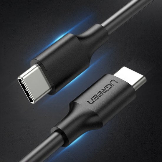 Ugreen USB-C to USB-C cable - suitable for smartphones, tablets and laptops - 0.5 metre - Black