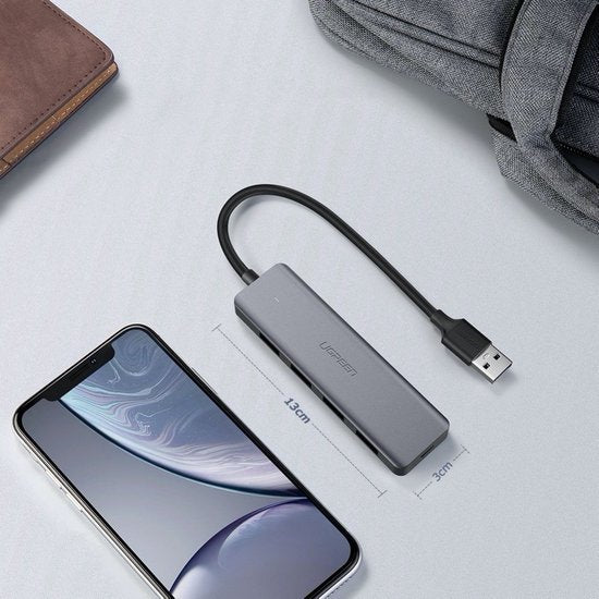 Ugreen Power Hub splitter - USB-C naar 4x USB 3.0 + USB-C