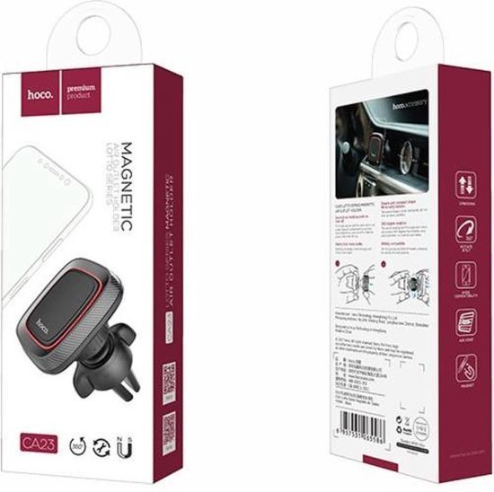 Magnetische telefoonhouder auto - luchtrooster