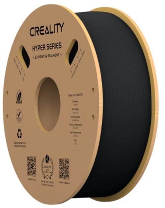 Creality Hyper PLA filament - 1,75 mm - 1 kg - Zwart