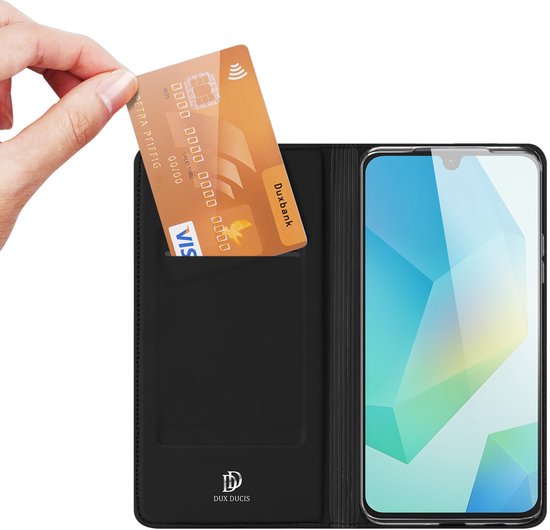 Dux Ducis Slim softcase bookhoesje - Samsung Galaxy A17 5G / 4G - Zwart
