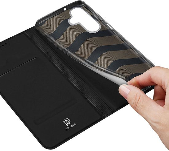 Dux Ducis Slim softcase bookhoesje - Samsung Galaxy A17 5G / 4G - Zwart