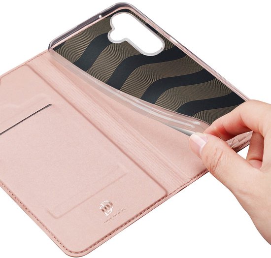 Dux Ducis book case - Samsung Galaxy A17 5G/4G - slim soft case - Rosé Gold