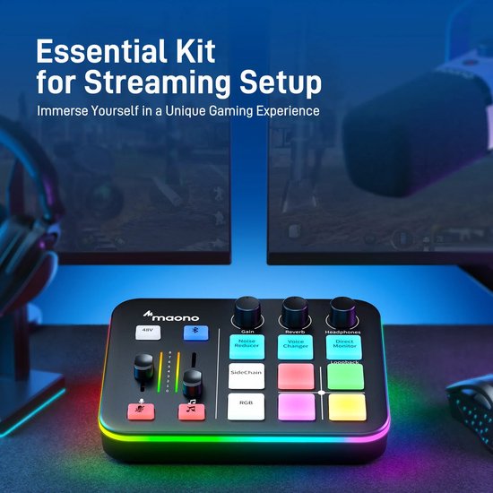 Maonocaster G1 NEO audiomixer - streaming gaming