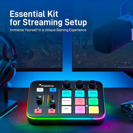 Maonocaster G1 NEO audiomixer - streaming gaming