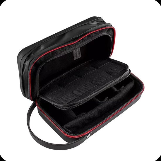 Telesin opbergkoffer - action cam en accessoires - geschikt voor GoPro / DJI Osmo / Insta360 - EVA hardcase spatwaterbestendig - Zwart