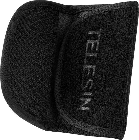 Telesin rugzakband-houder voor action cam - 360° draaibaar - geschikt voor GoPro/Insta360/Osmo Action - snelsluiting dubbele J-haak - Zwart
