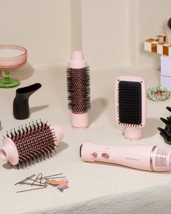 Wavytalk Air Sculpt warmeluchtborstel set 5-in-1 - föhn - styler en krultool - ionische technologie