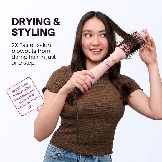 Wavytalk Air Sculpt warmeluchtborstel set 5-in-1 - föhn - styler en krultool - ionische technologie