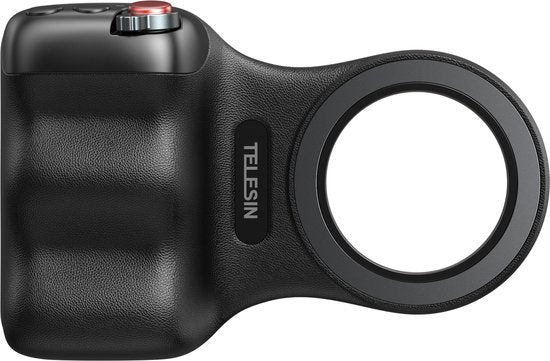 Telesin Fun Shot Magnetic Grip 2 cameragreep - MagSafe bluetooth afstandsbediening - universeel - Zwart