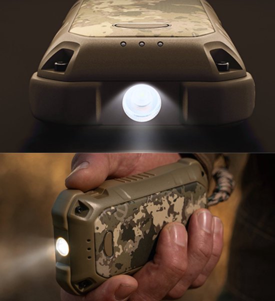 Ocoopa XTR handwarmer - 3-in-1 oplaadbaar - met powerbank en zaklamp - 10.000 mAh - IP56