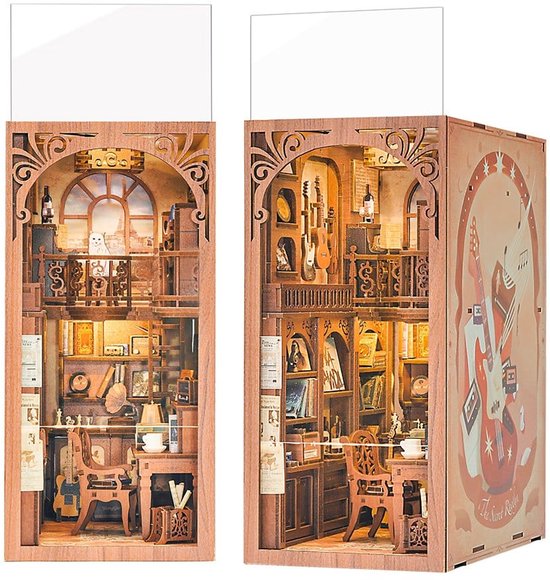 CuteBee Book Nook bouwpakket - The Secret Rhythm - houten 3D puzzel